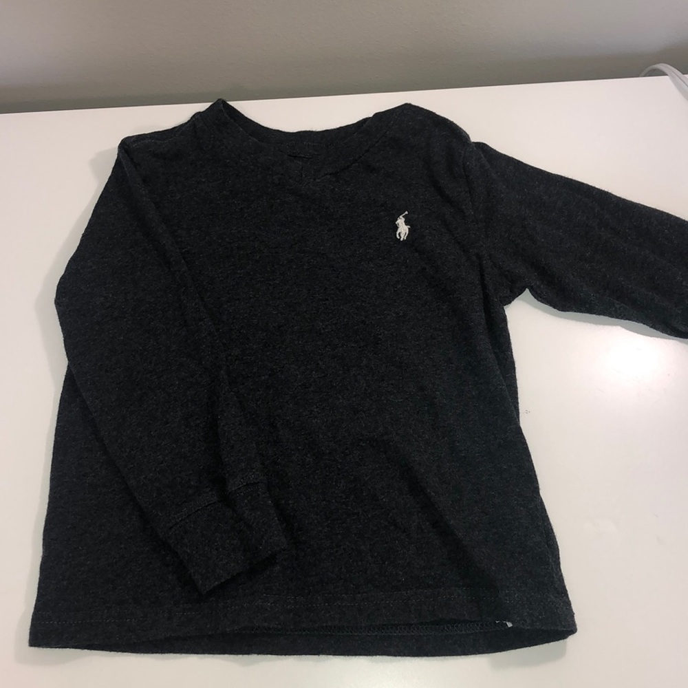 Long sleeve cotton Polo shirt